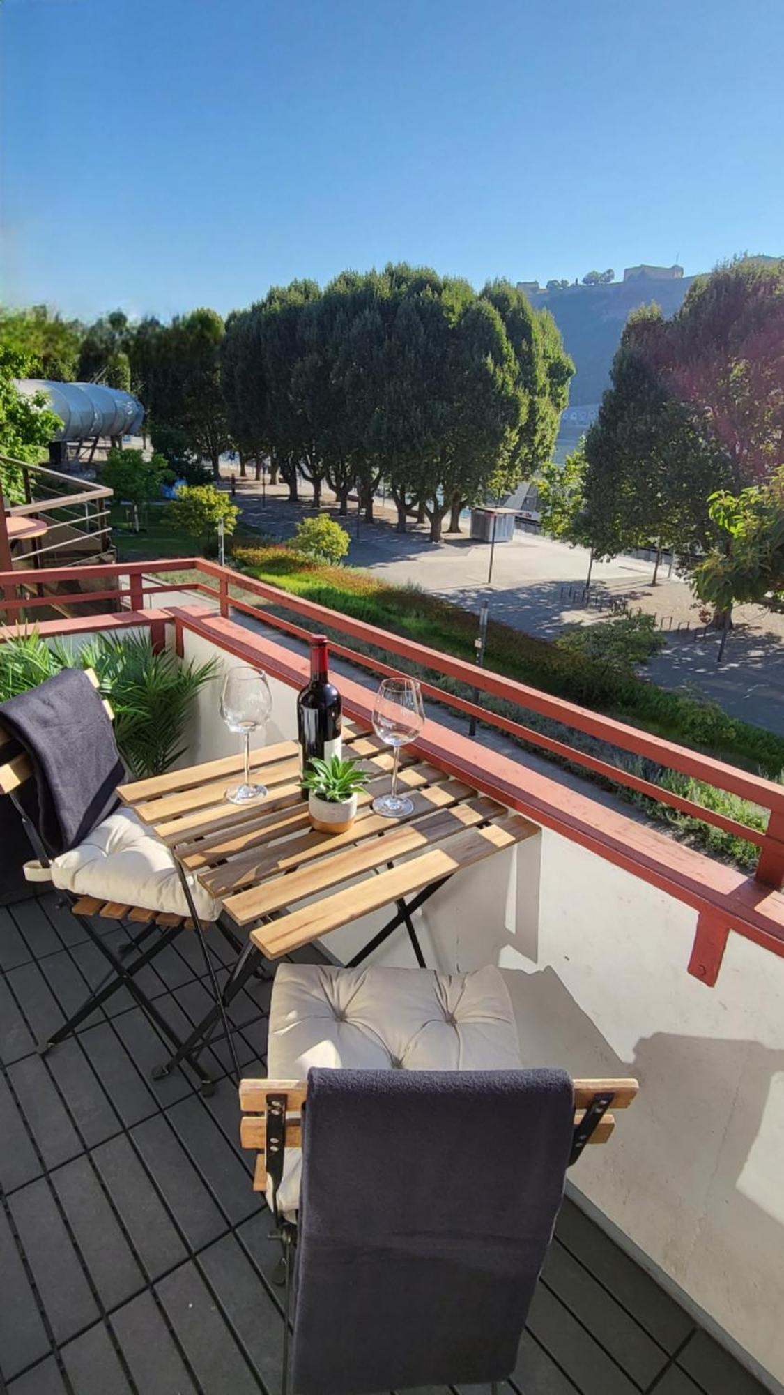 Apartment Mit Balkon Am Rhein コブレンツ エクステリア 写真